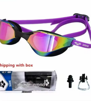 Professionele Race Zwembril – Waterdicht, Anti-Condens, UV400 Bescherming, High-Definition Lenzen voor Training en Wedstrijd