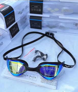 Professionele Race Zwembril – Waterdicht, Anti-Condens, UV400 Bescherming, High-Definition Lenzen voor Training en Wedstrijd
