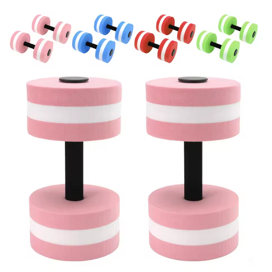 Set van 2 Water Dumbbells – EVA Drijvende Fitness Halters voor Aquafitness en Zwemtraining