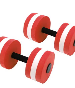 Set van 2 Water Dumbbells – EVA Drijvende Fitness Halters voor Aquafitness en Zwemtraining