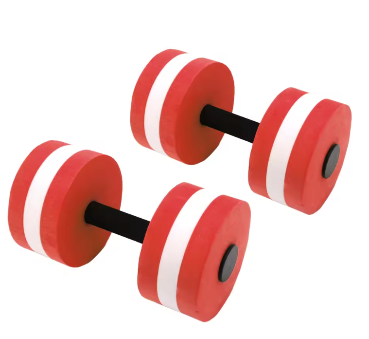 Set van 2 Water Dumbbells – EVA Drijvende Fitness Halters voor Aquafitness en Zwemtraining