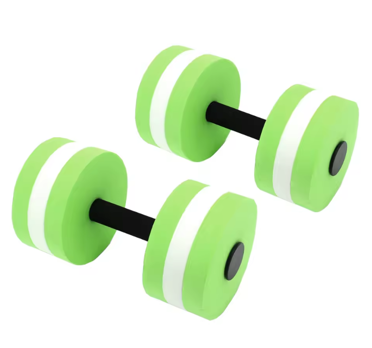 Set van 2 Water Dumbbells – EVA Drijvende Fitness Halters voor Aquafitness en Zwemtraining