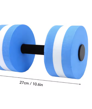 Set van 2 Water Dumbbells – EVA Drijvende Fitness Halters voor Aquafitness en Zwemtraining