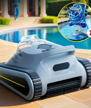 Draadloze Robot Zwembadstofzuiger – Krachtige Zuigkracht met Wandklimmen en Automatische Reiniging