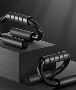 S-Type Push-up Bars – Antislip Fitness Handgrepen met Stalen Frame voor Borst- en Krachttraining
