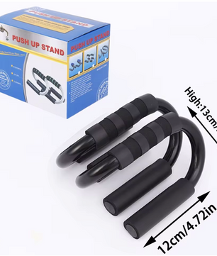 S-Type Push-up Bars – Antislip Fitness Handgrepen met Stalen Frame voor Borst- en Krachttraining