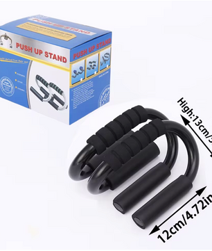 S-Type Push-up Bars – Antislip Fitness Handgrepen met Stalen Frame voor Borst- en Krachttraining