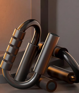 S-Type Push-up Bars – Antislip Fitness Handgrepen met Stalen Frame voor Borst- en Krachttraining