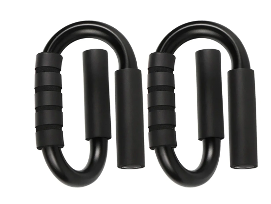 S-Type Push-up Bars – Antislip Fitness Handgrepen met Stalen Frame voor Borst- en Krachttraining
