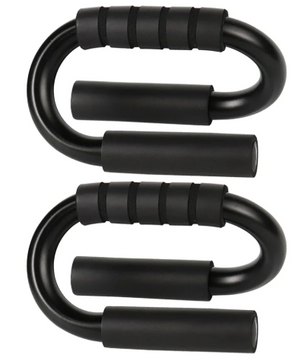 S-Type Push-up Bars – Antislip Fitness Handgrepen met Stalen Frame voor Borst- en Krachttraining