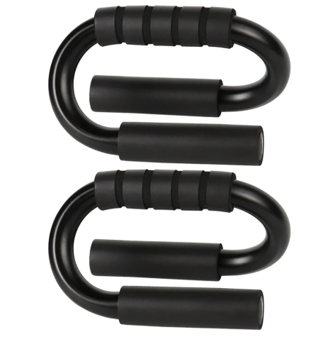S-Type Push-up Bars – Antislip Fitness Handgrepen met Stalen Frame voor Borst- en Krachttraining