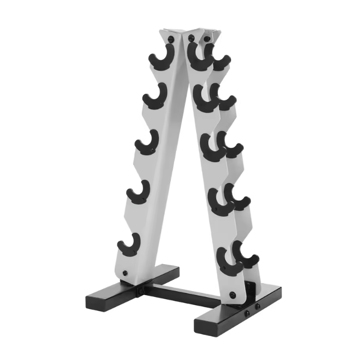 5-Laags A-Frame Halterhouder – Stalen Dumbbell Rek voor Thuisgym en Fitnessruimte
