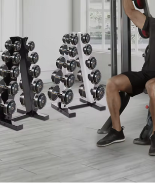 5-Laags A-Frame Halterhouder – Stalen Dumbbell Rek voor Thuisgym en Fitnessruimte