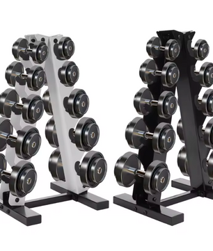 5-Laags A-Frame Halterhouder – Stalen Dumbbell Rek voor Thuisgym en Fitnessruimte