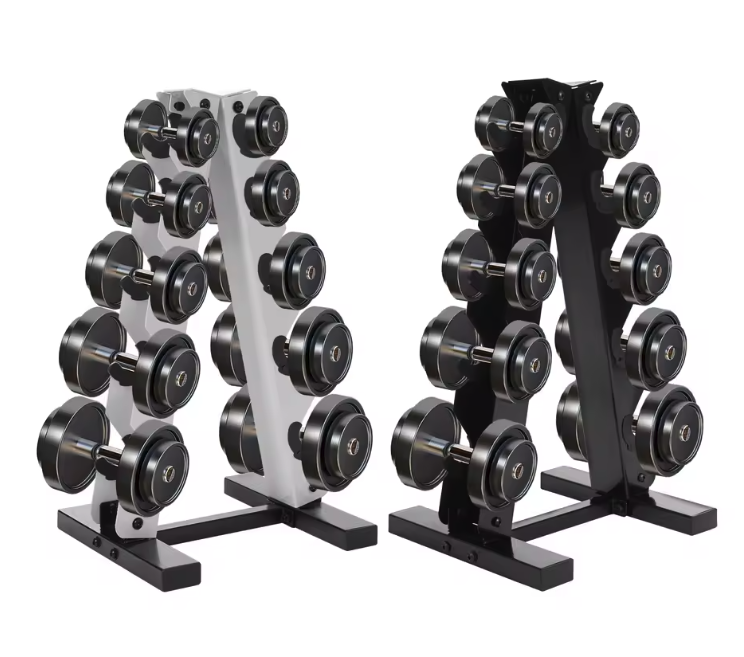 5-Laags A-Frame Halterhouder – Stalen Dumbbell Rek voor Thuisgym en Fitnessruimte