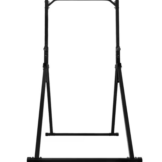 Pull Up Bar Station – In Hoogte Verstelbare Krachttrainer met Driehoekige Basis tot 200 kg