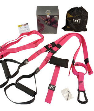 Suspension Trainer met Verstelbare Band – Full Body Fitness Trainingssysteem voor Thuis en Wandmontage