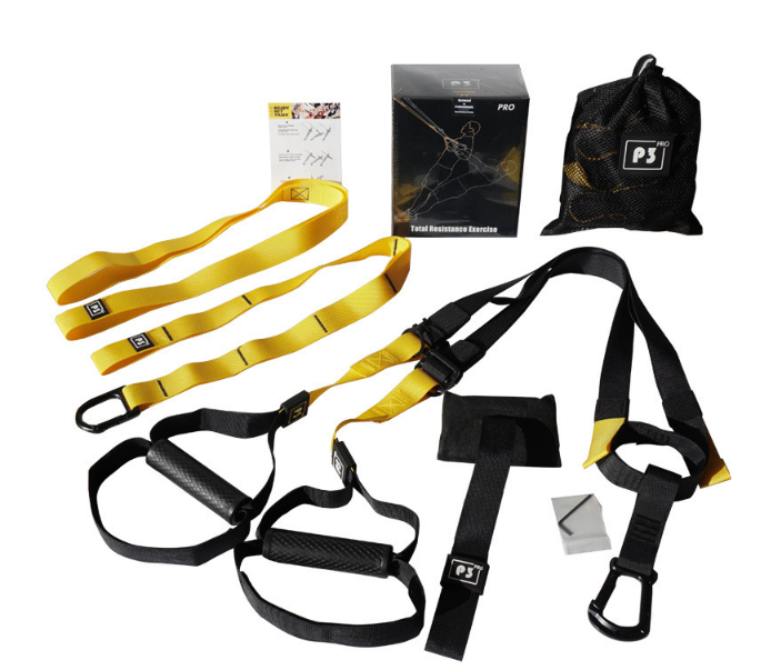 Suspension Trainer met Verstelbare Band – Full Body Fitness Trainingssysteem voor Thuis en Wandmontage