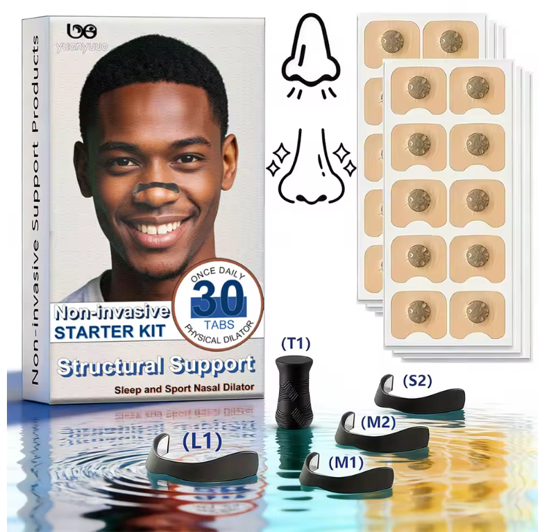 Magnetische Neusclip Trainer – Ademhalingshulp voor Sport, Slaap en Dagelijks Gebruik
