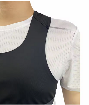 Voetbal Trainingsvest met Tracker Vak – Ademend Sportvest voor Prestatie en Training