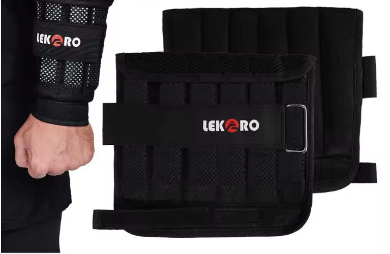 Verstelbaar Gewichtsvest Set – Lege Trainingsvest met Arm- en Enkelgewichten voor Fitness en Hardlopen