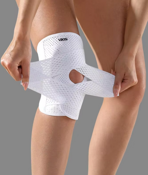Kniebrace met Compressie en Zijdelingse Stabilisatie – Ademende Ondersteuning voor Knie en Herstel
