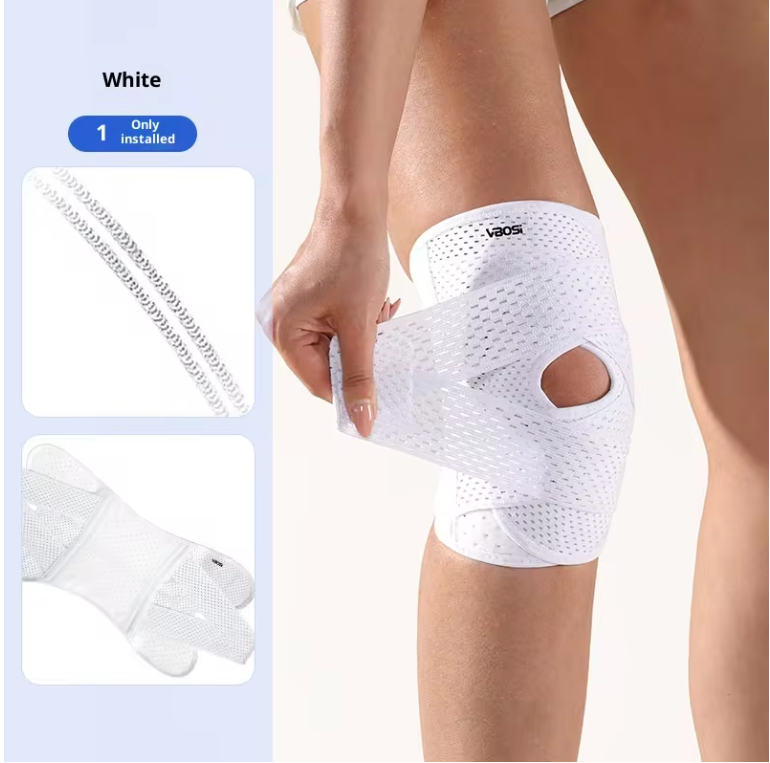 Kniebrace met Compressie en Zijdelingse Stabilisatie – Ademende Ondersteuning voor Knie en Herstel