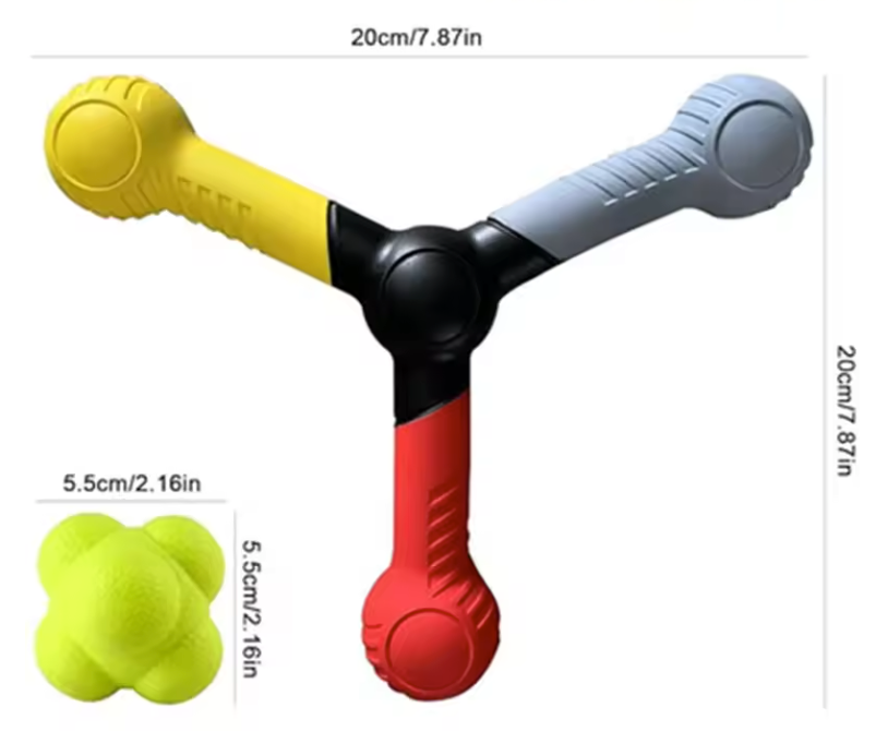 Reactie Trainer Stick – Hand-Oog Coördinatie en Reflex Training Tool voor Sport en Fitness