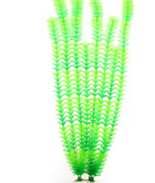 Grote Kunstmatige Aquariumplant – 50 cm Onderwater Watergras Decoratie met Keramische Basis