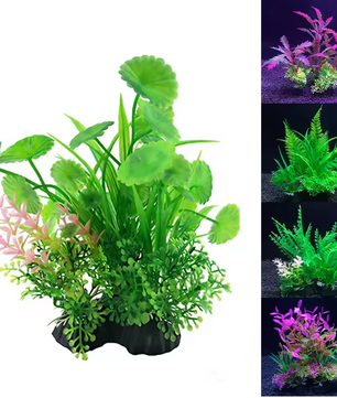 Set van 12 Kunstmatige Aquariumplanten – Onderwater Gras Decoratie voor Vissentank (14 cm)
