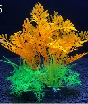 Set van 12 Kunstmatige Aquariumplanten – Onderwater Gras Decoratie voor Vissentank (14 cm)