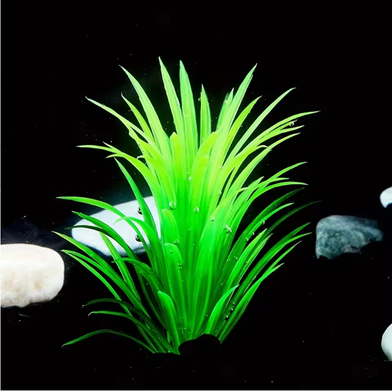 Kunstmatige Aquariumplanten – Onderhoudsvrije Waterplant Decoratie voor Aquarium (1 of 10 Stuks)