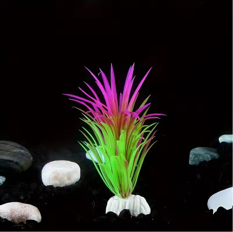 Kunstmatige Aquariumplanten – Onderhoudsvrije Waterplant Decoratie voor Aquarium (1 of 10 Stuks)