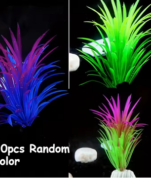 Kunstmatige Aquariumplanten – Onderhoudsvrije Waterplant Decoratie voor Aquarium (1 of 10 Stuks)