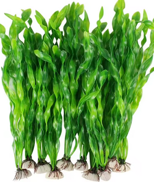 Set Kunstmatige Aquariumplanten – Plastic Zeewier en Watergras Decoratie (5 of 10 Stuks)