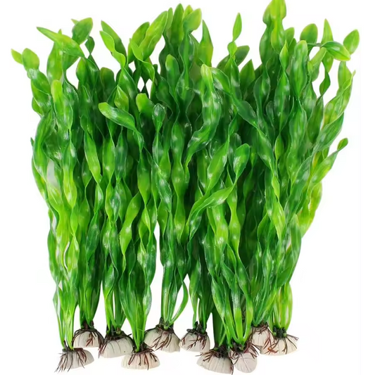 Set Kunstmatige Aquariumplanten – Plastic Zeewier en Watergras Decoratie (5 of 10 Stuks)