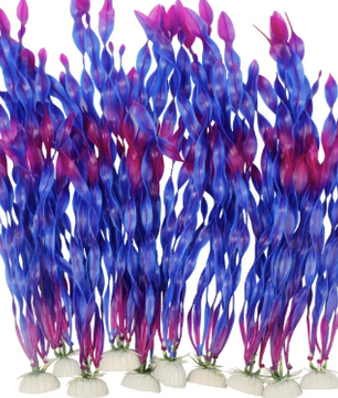 Set Kunstmatige Aquariumplanten – Plastic Zeewier en Watergras Decoratie (5 of 10 Stuks)
