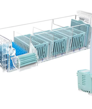 Aquarium Waterval Topfilter – Meerlaags Filtersysteem met Zuurstofcirculatie