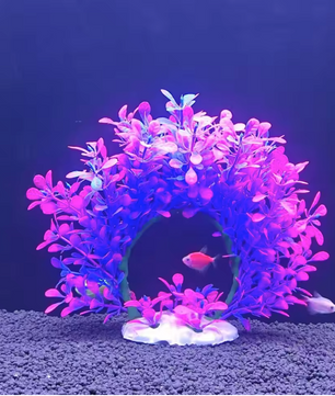 Kunstmatige Aquariumplant Krans – Realistische Waterplant Decoratie voor Aquarium
