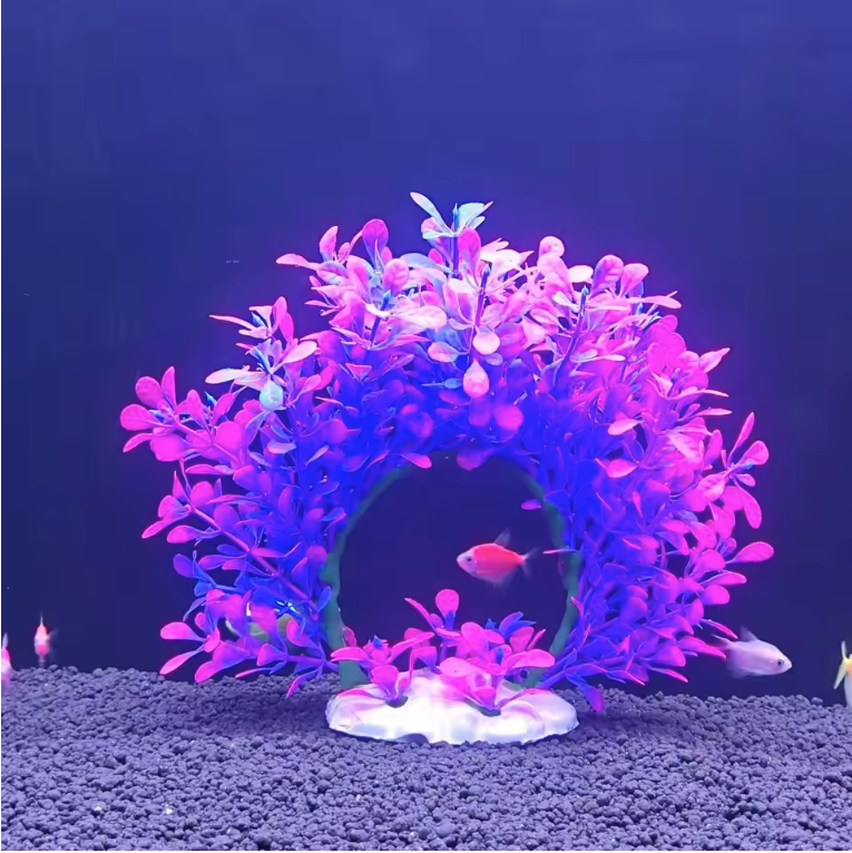 Kunstmatige Aquariumplant Krans – Realistische Waterplant Decoratie voor Aquarium