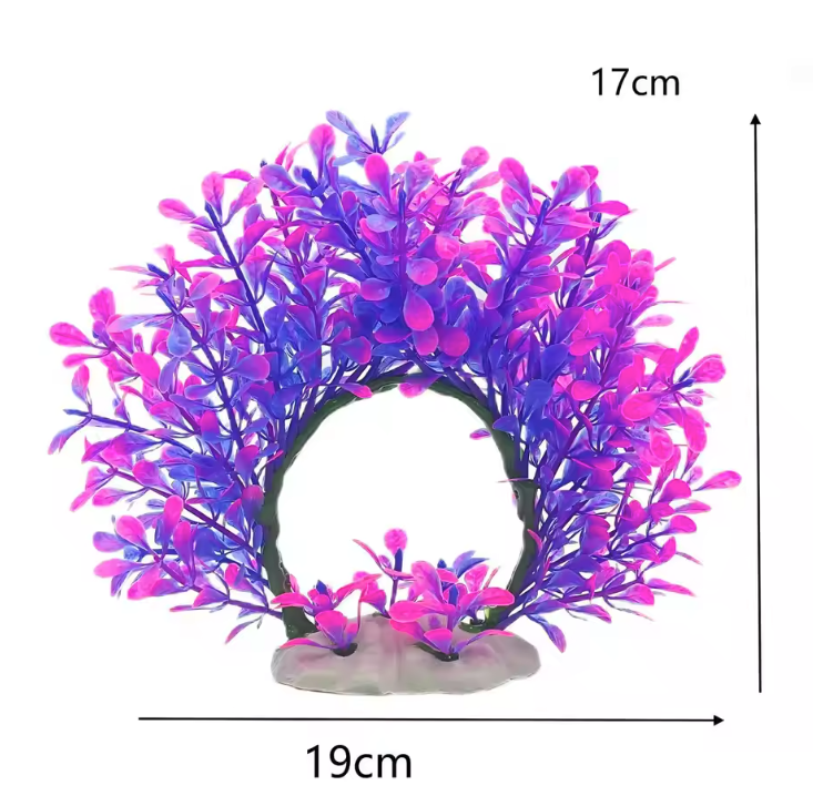 Kunstmatige Aquariumplant Krans – Realistische Waterplant Decoratie voor Aquarium