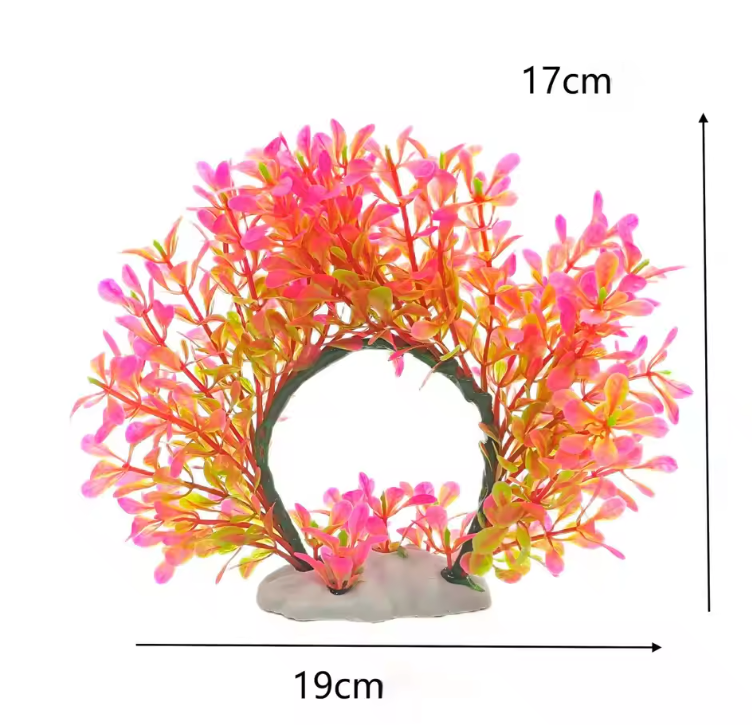 Kunstmatige Aquariumplant Krans – Realistische Waterplant Decoratie voor Aquarium