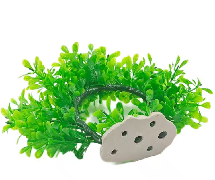 Kunstmatige Aquariumplant Krans – Realistische Waterplant Decoratie voor Aquarium