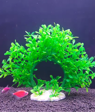 Kunstmatige Aquariumplant Krans – Realistische Waterplant Decoratie voor Aquarium