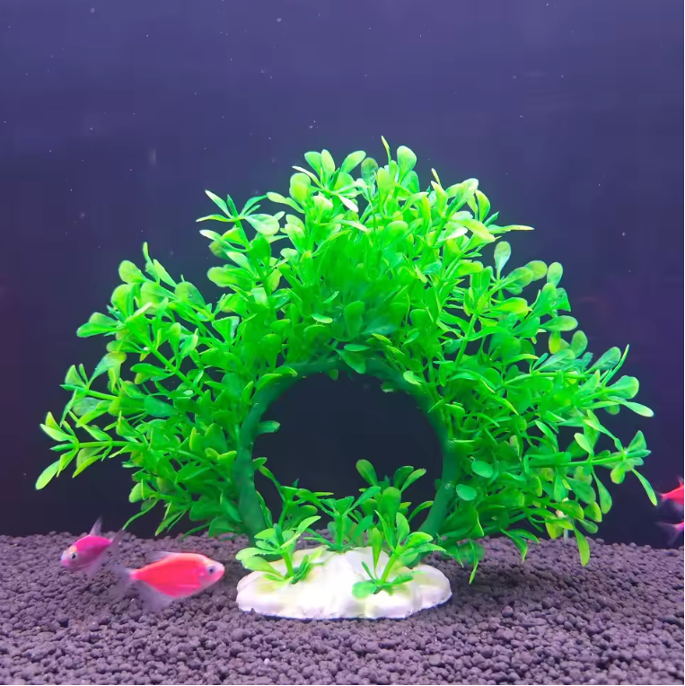 Kunstmatige Aquariumplant Krans – Realistische Waterplant Decoratie voor Aquarium