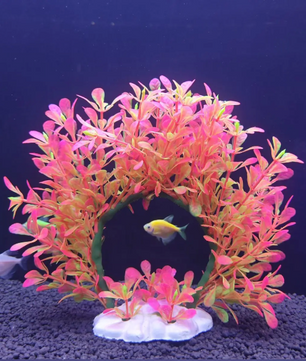 Kunstmatige Aquariumplant Krans – Realistische Waterplant Decoratie voor Aquarium