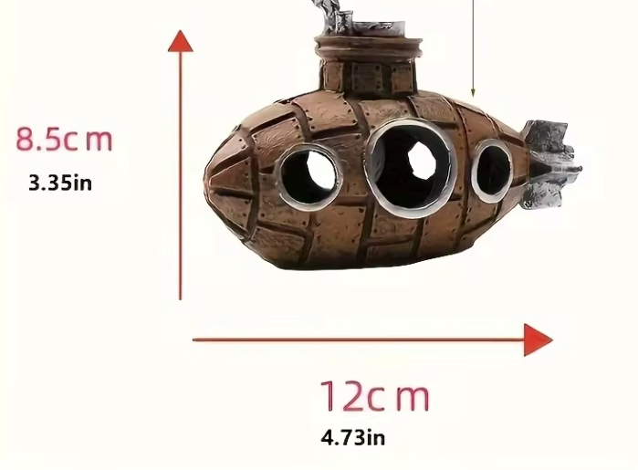 Aquarium Mini Landschap Decoratie – Schuilplaats Ornament voor Vissen en Garnalen