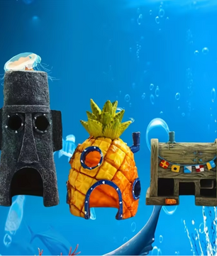 Aquarium Mini Landschap Decoratie – Schuilplaats Ornament voor Vissen en Garnalen
