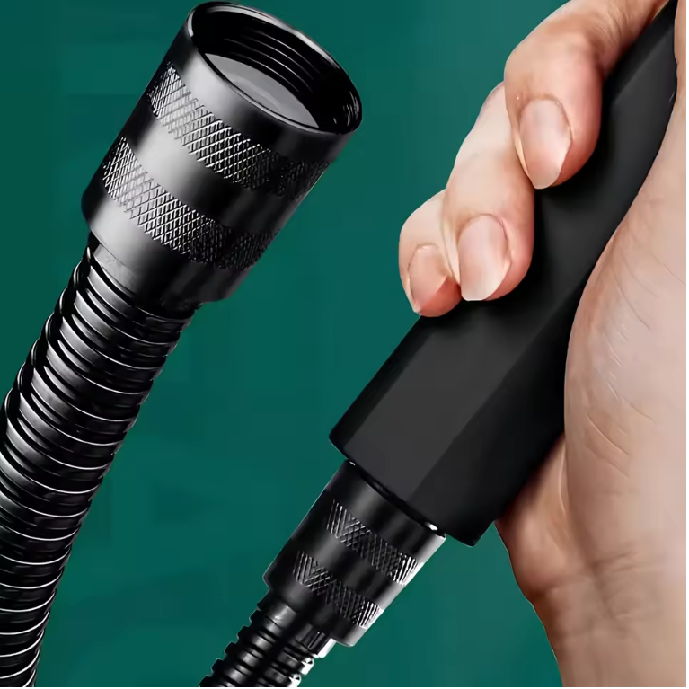 Zwarte RVS Doucheslang met Universele G1/2 Aansluiting – Flexibele Douche Slang