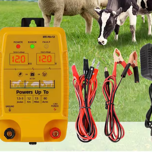 Schrikdraad Apparaat 12 km – Elektrische Afrastering Controller 12V